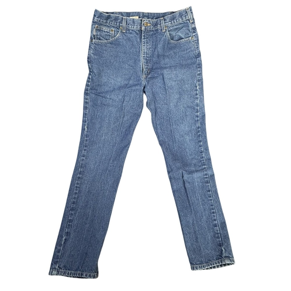 Carhartt B18 PRW Vintage Relaxed Fit Tapered Leg Jeans 38x34 Distressed